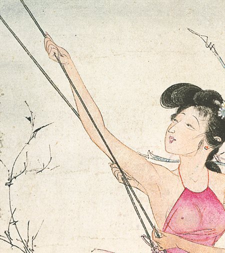 罗湖-胡也佛的仕女画和最知名的金瓶梅秘戏图